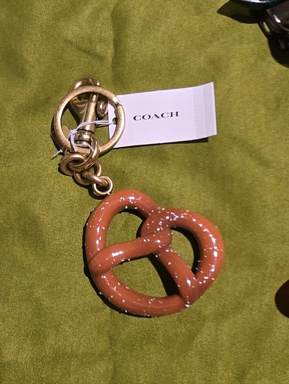 Coach Pretzel Charm